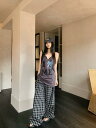 リボン柄 ロゴ トップス カットソー 長め ロング ダンス 衣装 ヒップホップ HIPHOP レディース ガールズ ストリート 韓国 おしゃれ 可愛い 大人 服
