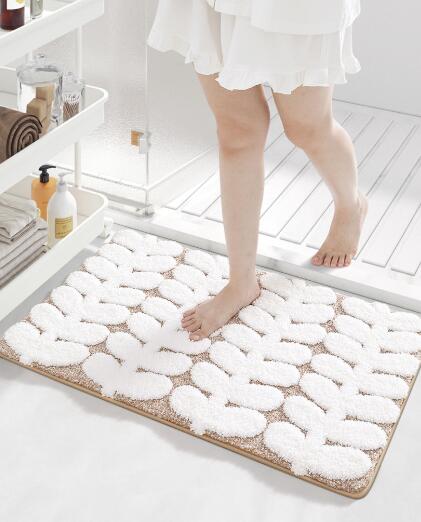 樂天商城 - 40cm×60cm　バスマット　足ふきマット　おしゃれ　韓国　雑貨　インテリア　マット　速乾　お風呂　北欧　絨毯　かわいい　洗える　室内　タオル地　柔らかい　滑り止め　吸水　シンプル