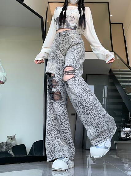 デニムパンツレディースワイドパンツ...