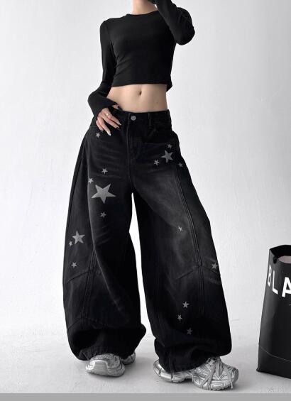 デニムパンツレディースワイドパンツ...