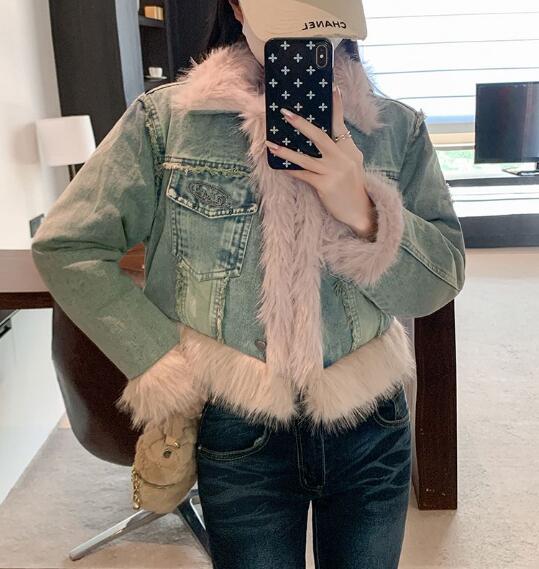 デニムジャケット アウター レディース デニムコート デニム Gジャン 裏ボア ボアジャケット 大きい コートジャンパー 長袖 ショート丈..