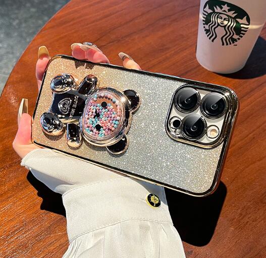 樂天商城 - 【INSで大人気】くま　ベア　iPhone17 iPhone16 15 14 13 ケース iPhoneケース キラキラ おしゃれ スマホ 携帯 ケース カバー iPhone13 iPhone12 iPhone11Pro MAX plus 可愛い 軽量