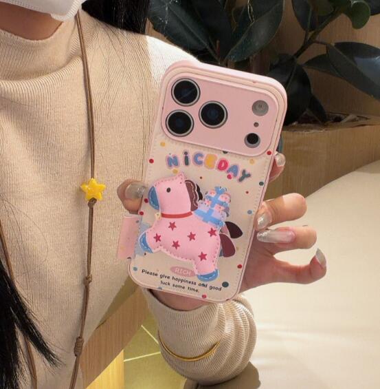 樂天商城 - 【INSで大人気】iPhone17 16 15 14ケース iPhoneケース おしゃれ スマホ 携帯 ケース カバー 馬柄 レザー 可愛い 軽量