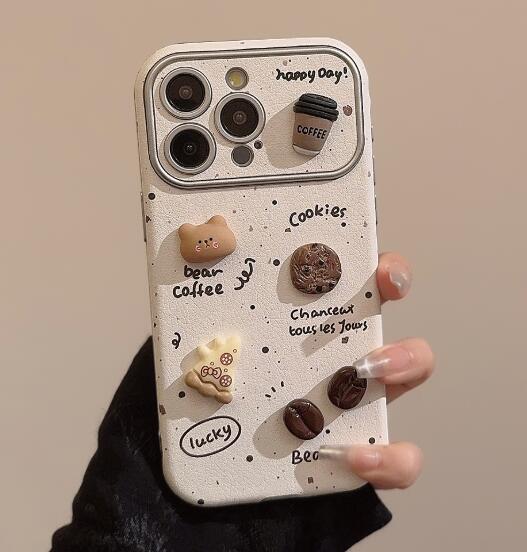 乐天商城 - 【INSで大人気】 iPhone17 16 15 14 13 12ケース iPhoneケース おしゃれ スマホ 携帯 ケース カバー くま ベア レザー 可愛い 軽量