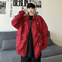 全2色 ジャケット 長袖 切り替え 体型カバー 大きいサイズあり 原宿系ファッション 韓国風 ダンス衣装 POP カワ 個性 奇抜 かわいい 青文字系 アウター コート トップス レディース 女