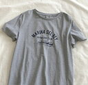 全3色 Tシャツ カットソー 五分 七分 半袖 切り替え 体型カバー 着痩せ LOGO ロゴ 英字 アルファベット 【大きいサイズあり】 カジュアル トップス ...