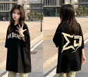 レトロ プリント M-2XL展開 Tシャツ 半袖 トップス カットソー 黒 ブラック ダンス 衣装 ヒップホップ HIPHOP レディース メンズ ガールズ 大...