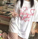 Tシャツ カットソー 五分 七分 半袖 プリント 切り替え 体型カバー 大きいサイズあり 原宿系ファッション 韓国風 ダンス 衣装 ダンサー ヒップホップ HI...