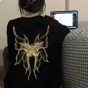 全4色 Tシャツ カットソー 五分 七分 半袖 切り替え バイカラー 配色 体型カバー ヴィンテージ風 レトロ調 大きいサイズあり 原宿系ファッション 韓国風 ...