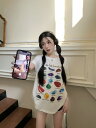 半袖 五分袖 プリント 宝石 トップス カットソー Tシャツ ビッグ ゆったり カラフル ダンス 衣装 ヒップホップ HIPHOP レディース メンズ ガールズ...