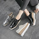 ☆厚底で安定感があり☆♪3色展開♪厚底スリッポン パンプス 靴 レディース シューズ 22~24.5cm ローファー 通勤用 仕事 レースアップ ブラック 黒 ベージュ シルバー 可愛い おしゃれ 美足 脚長