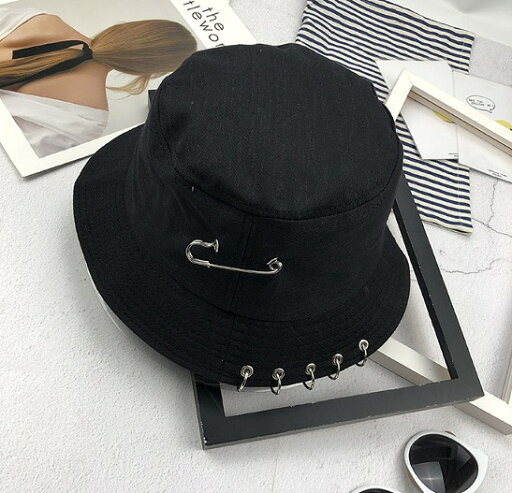 バケットハット 黒 ブラック 安全ピン ダンス 衣装 ヒップホップ HIPHOP レディース メンズ ガールズ ストリート 個性的 奇抜 ハット 帽子 韓国 おしゃれ 深い 大きいサイズ バケハ コットン バケットハット 黒 ブラック 安全ピン ダンス 衣装 ヒップホップ HIPHOP レディース メンズ ガールズ ストリート 個性的 奇抜 ハット 帽子 韓国 おしゃれ 深い 大きいサイズ バケハ コットン