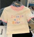 プリント Tシャツ トップス カットソー 半袖 五分袖 ダンス 衣装 ヒップホップ HIPHOP レディース ガールズ ストリー 服 奇抜 韓国 個性的 かわい...