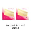 春日 キョンセーム 15×15cm 2枚セット | 本革のクリーニングクロス 正規品