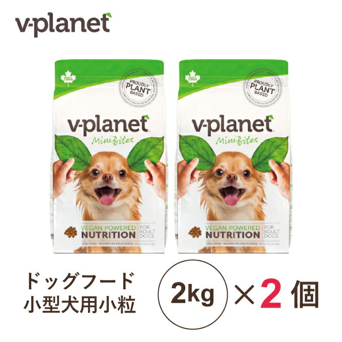 Vプラネット 小型犬用 小粒 2kg×2個 