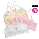 キッズ ジュニアブラ 中学生 小学生 M L XL ジュニア 女子 子供 ファーストブラ かわいい ハーフトップ ブラジャー ノンワイヤー インナー 肌着 下着 スポーツブラ スポブラ 綿 コットン 女の子 ガールズ