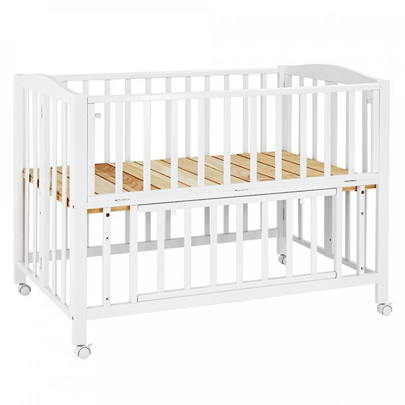 ベビーベッド 折りたたみ レギュラーサイズ 木製 床板すのこ キャスター付き 【カトージ 公式】【出産】【出産祝い】【ギフト】【安心保証付き】【イベント】 2