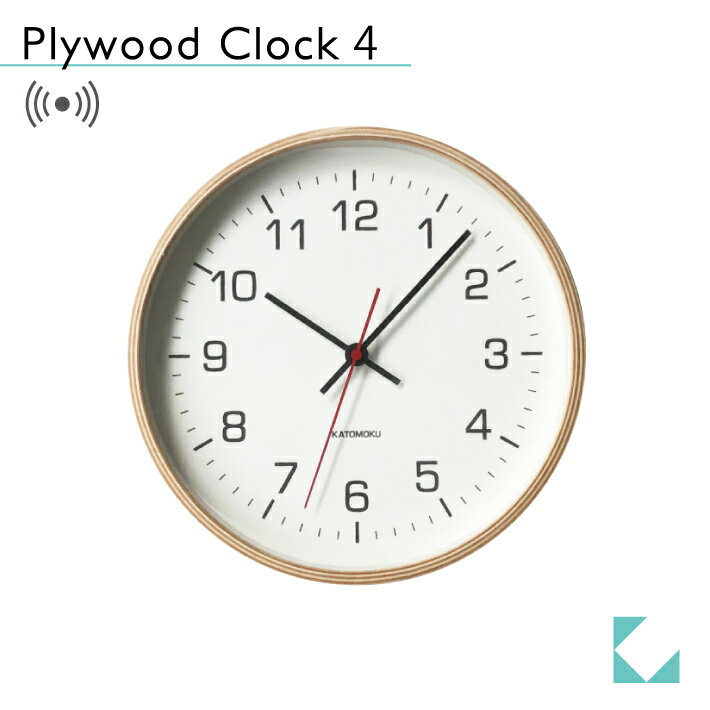 KATOMOKUplywoodclock4ʥkm-44NRCȻϢ³ÿ̾б