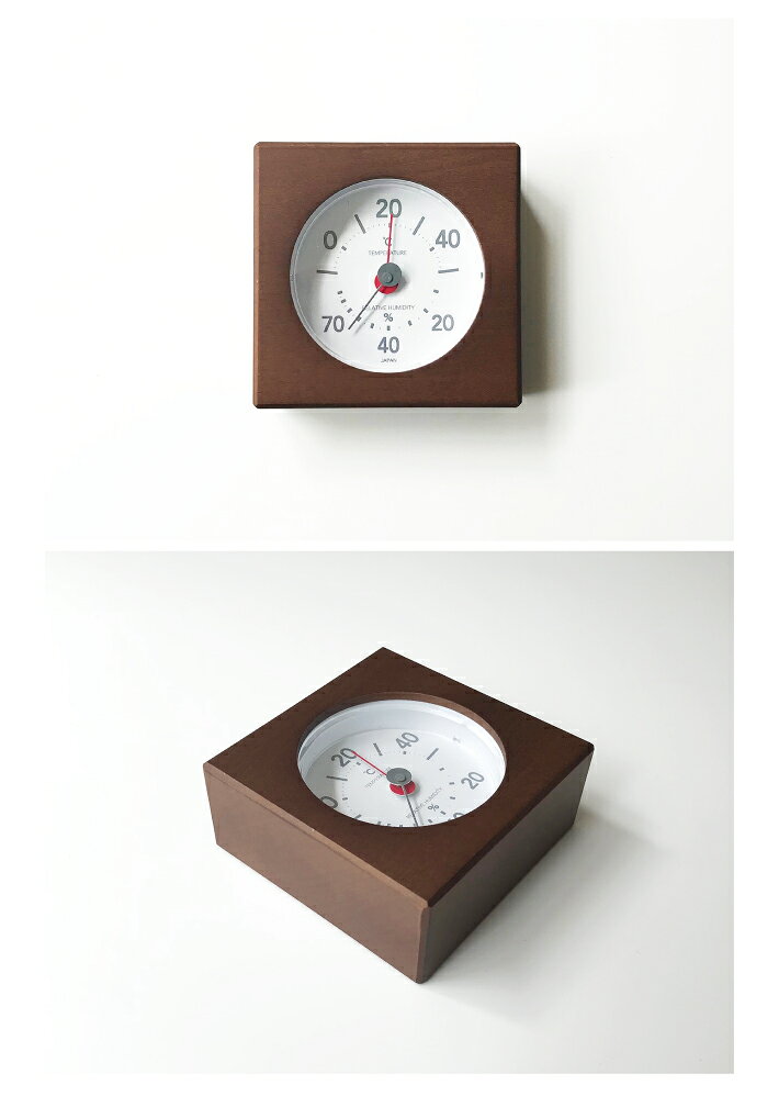 KATOMOKU 湿温度計2 km-102BRブラウン [2]