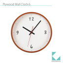 KATOMOKU plywood wall clock 6 ...