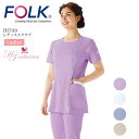 スクラブ レディース 医療用 白衣 看護師 HI709 ワコール HIコレクション 女性用 美容 エステ サロン ストレッチ 医師 ドクター ナース 介護士 病...