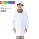 給食衣 後ろ面ファスナータイプ カゼン 394-90 男女兼用 学校給食 白衣 給食エプロン 給食着 給食服 制菌加工 O-157対応 白 制服 小学校 子供 ...