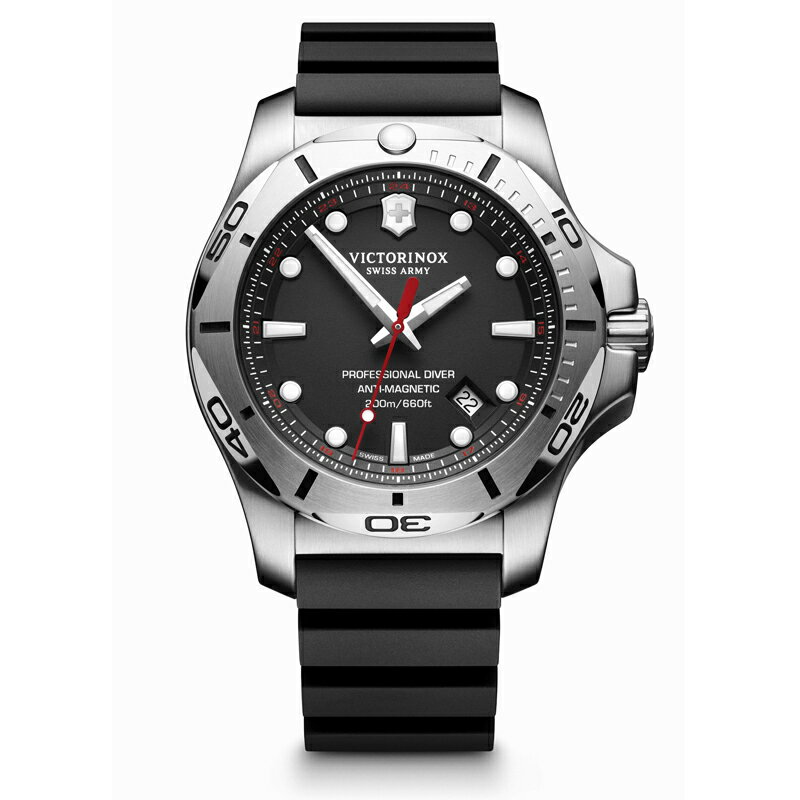 ビクトリノックス ビジネス腕時計 メンズ VICTORINOX SWISS ARMY ビクトリノックス・スイスアーミー I.N.O.X Professional Diver イノックス・プロフェッショナル・ダイバー クォーツ腕時計 INOX 正規代理店商品 200m防水