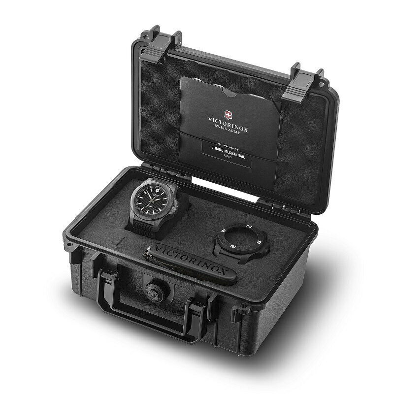 VICTORINOX SWISS ARMY ビクトリノックス・スイスアーミー I.N.O.X イノックス カーボン メカニカル 自動巻き腕時計 INOX 正規代理店商品 200m防水 241866.1