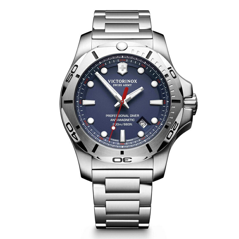 ビクトリノックス ビジネス腕時計 メンズ VICTORINOX SWISS ARMY ビクトリノックス・スイスアーミー I.N.O.X Professional Diver イノックス・プロフェッショナル・ダイバー クォーツ腕時計 INOX 正規代理店商品 200m防水