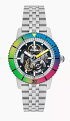 限定282本スイス製ZODIACゾディアックSuperSeaWolfスーパーシーウルフスケルトン自動巻き腕時計正規代理店商品メンズウォッチレインボー男性用腕時計