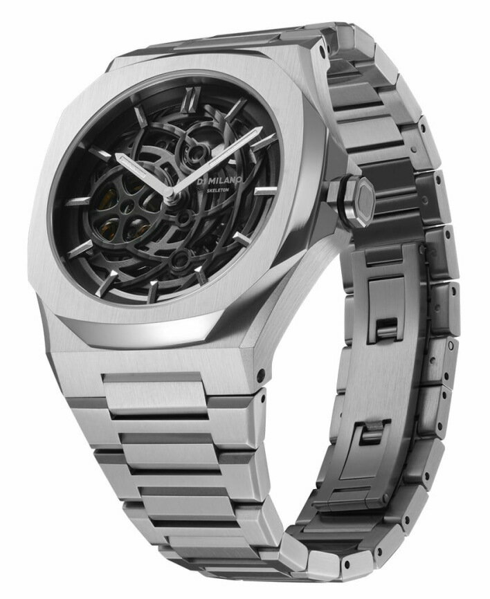 D1 MILANO ディーワンミラノ スケルトン自動巻き腕時計 デザインウォッチ SKELETON RESTYLING スケルトン リスタイリング メンズウォッチ