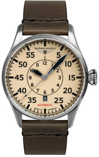 ドイツ 製 bauhaus Aviation バウハウス・アビエーション 自動巻き腕時計 バウハウス・デザイン Uhrenwerk Ruhla ルーラ Made in Germany 42ミリ メンズウォッチ男性用腕時計 パイロットウォッチ ドイツ 製 bauhaus Aviation バウハウス・アビエーション 自動巻き腕時計 バウハウス・デザイン Uhrenwerk Ruhla ルーラ Made in Germany 42ミリ メンズウォッチ男性用腕時計 パイロットウォッチ