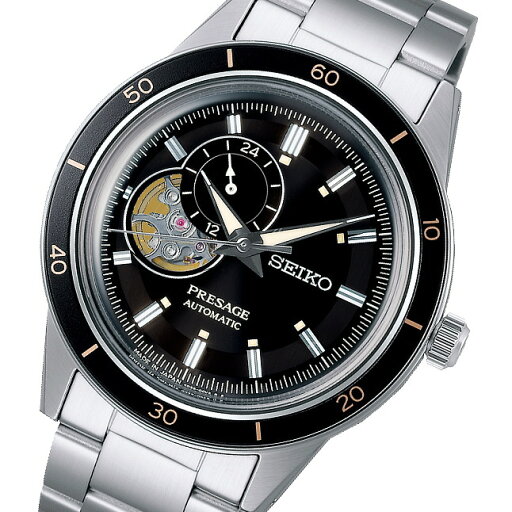 SEIKO セイコー PRESAGE プレサージュ オープンハート 自動巻き腕時計 Style60’s メンズウォッチ 男性用腕時計 ビンテージスタイル 73,700円 SEIKO セイコー PRESAGE プレサージュ オープンハート 自動巻き腕時計 Style60’s メンズウォッチ 男性用腕時計 ビンテージスタイル 73,700円