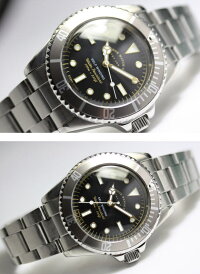 エイジング加工を施したヴィンテージ・デザインのVAGUEWATCHCo.【ヴァーグ・ウォッチ・カンパニー】BLKSUB腕時計/100m防水