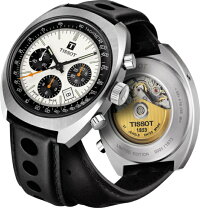 TissotティソHERITAGE1973ヘリテージ1973世界限定1973本自動巻きクロノグラフ腕時計正規代理店商品T124.427.16.031.00