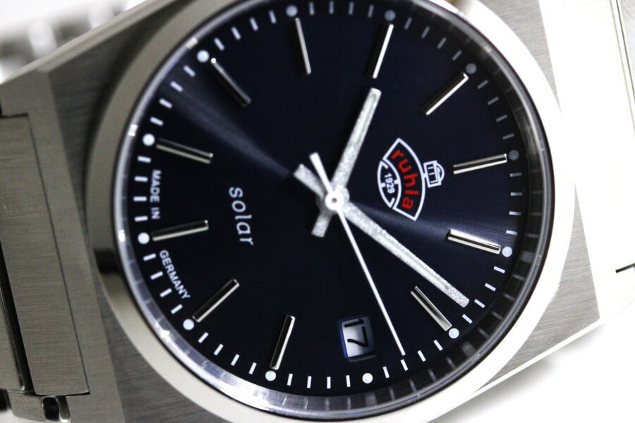 ドイツのRuhla ルーラ Space Control スペース・コントロール 35ミリ ソーラー腕時計 男性用腕時計 メンズ ドイツ製 男女兼用 ミッドサイズ