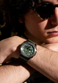 CASIOカシオG-SHOCKGショック八角フォルムのアナログ&デジタル腕時計国内正規流通商品カシオークメーカー希望小売価格28,600円GM-2100B-3AJF