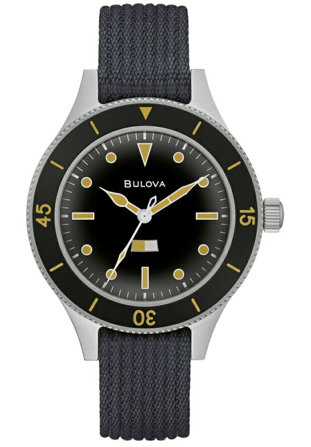 楽天加坪屋（かつぼや）BULOVA ブローバ MIL-SHIPS ミルシップ ダイバー自動巻き腕時計 メンズウォッチ 正規代理店商品 98A266 NEDU 米海軍復刻時計 ミリタリーウォッチ メンズ