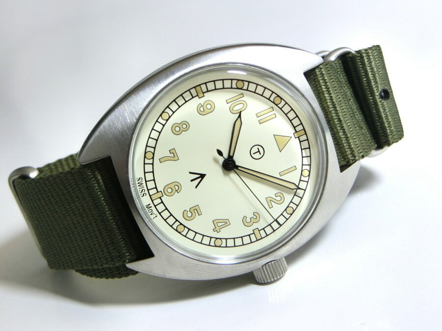 N.W.C NABAL WATCH COMPANY ナバル ウォッチ カンパニー W10 クォーツ腕時計 復刻ミリタリーウォッチ イギリス空軍 ブロードアロー オマージュ ビンテージデザイン NWC