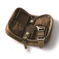 吉田カバンPORTER【ポーター】とVAGUEWATCHCo.【ヴァーグ・ウォッチ・カンパニー】とのコラボ時計ケース/2本収納/携帯用別注モデル