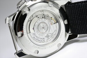 限定1000本の24時間表示!スイス製GLYCINE【グリシン】AirmanVintage【エアマン・ビンテージ】Noon自動巻き腕時計/ミリタリーウォッチ/腕時計/アメリカ空軍パイロット/グライシン/エアマンPM/AM