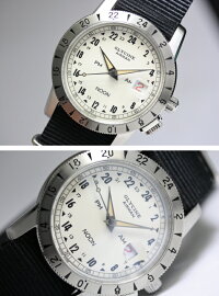 限定1000本の24時間表示!スイス製GLYCINE【グリシン】AirmanVintage【エアマン・ビンテージ】Noon自動巻き腕時計/ミリタリーウォッチ/腕時計/アメリカ空軍パイロット/グライシン/エアマンPM/AM