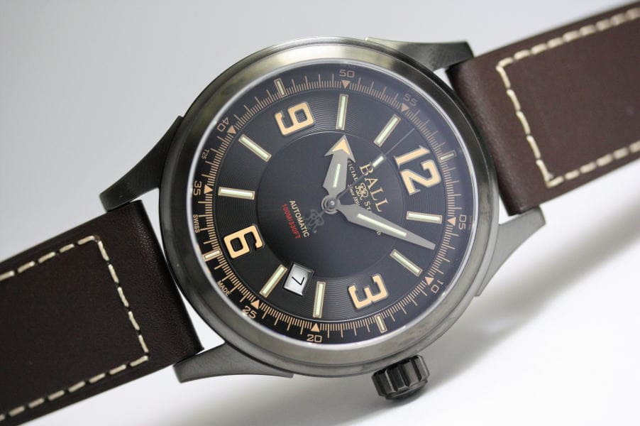 スイス製 BALL WATCH ボール・ウォッチ ストークマン レーサーDLC 自動巻き腕時計 100m防水 男性用腕時計 メンズ 並行輸入