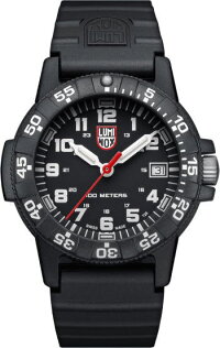 サイズダウン!赤針!スイス製LUMINOX【ルミノックス】NAVYSEAL0300【ネイビーシールズ】SEATURTLEGIANT100m防水腕時計/正規代理店商品