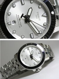 スイス製Tissot【ティソ】Seastar1000【シースター】自動巻き腕時計/300m防水/正規代理店商品/Powermatic80搭載