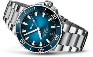 スイス製ORISオリスAQUISアクイスデイト300m防水自動巻き腕時計ダイバーズウォッチ正規代理店商品5日間パワーリザーブ10年保証