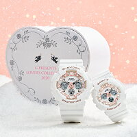 クリスマス限定ペア!カシオG-SHOCK【ジーショック】ラバコレ!Gプレゼンツラバーズコレクション/国内正規代理店商品/送料無料/クリスマス/スクリューバック/LOV-20A-7AJR/恋人たちに贈るクリスマス限定ペア