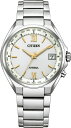 エコドライブ&電波時計搭載!CITIZEN シチズン ATTESA アテッサ 腕時計メンズウォッチ 光発電 ソーラー電波時計 66,000円 チタン 10気圧防水 就職 新入学 御祝
