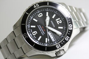 FOSSIL【フォッシル】FB-02ダイバーデザイン/100m防水/正規代理店商品メンズ/プレゼントにもオススメ/送料無料/クリスマス/腕時計