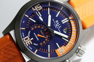 限定1000本スイス製BALLWATCH【ボール・ウォッチ】エンジニアマスター2ダイバーTMT自動巻き腕時計/並行輸入品/送料無料/300m防水/マイクロガスライト/DLCコーティング/温度計付き